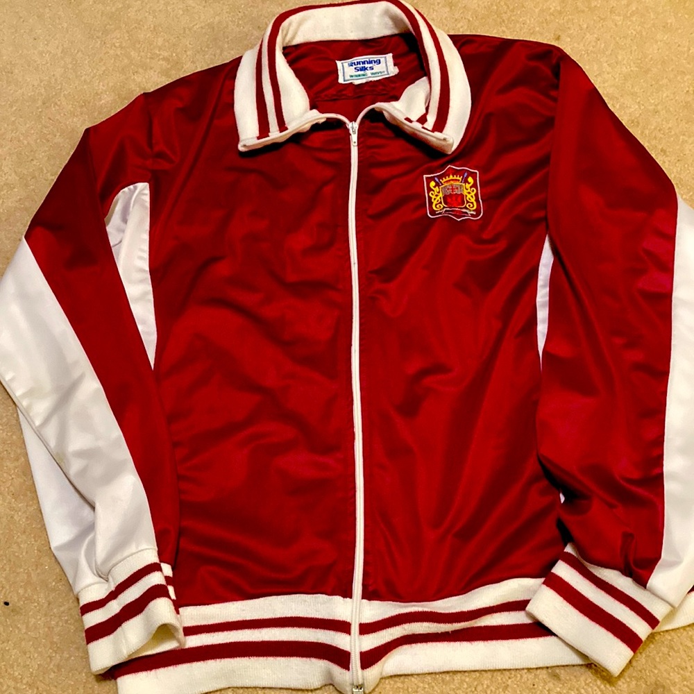 Vintage track jacket Running Silks large